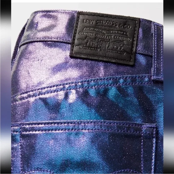 Levi’s iridescent purple pants - Picture 8 of 10